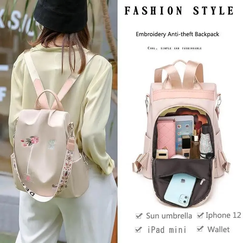 Luxurious Waterproof Women's Backpack Fashionable Anti-theft Women Backpacks Nice Print School Bag High Quality Large Capacity Backpack