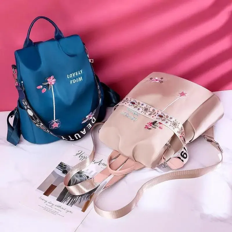 Luxurious Waterproof Women's Backpack Fashionable Anti-theft Women Backpacks Nice Print School Bag High Quality Large Capacity Backpack