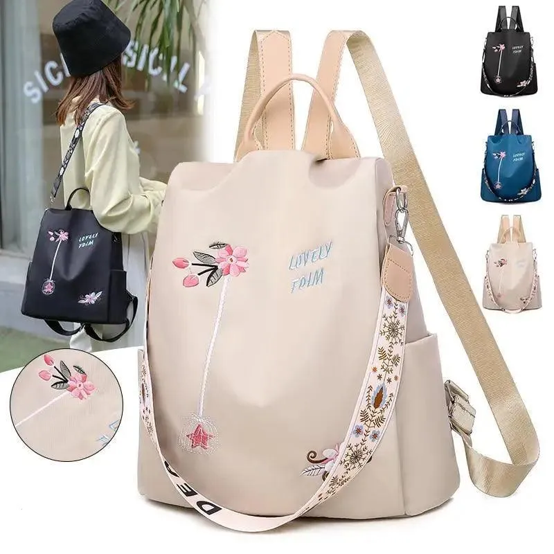 Luxurious Waterproof Women's Backpack Fashionable Anti-theft Women Backpacks Nice Print School Bag High Quality Large Capacity Backpack