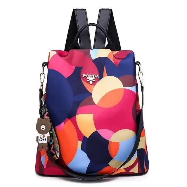 Luxurious Waterproof Women's Backpack Fashionable Anti-theft Women Backpacks Nice Print School Bag High Quality Large Capacity Backpack