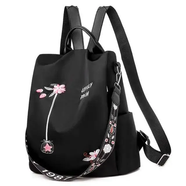 Luxurious Waterproof Women's Backpack Fashionable Anti-theft Women Backpacks Nice Print School Bag High Quality Large Capacity Backpack