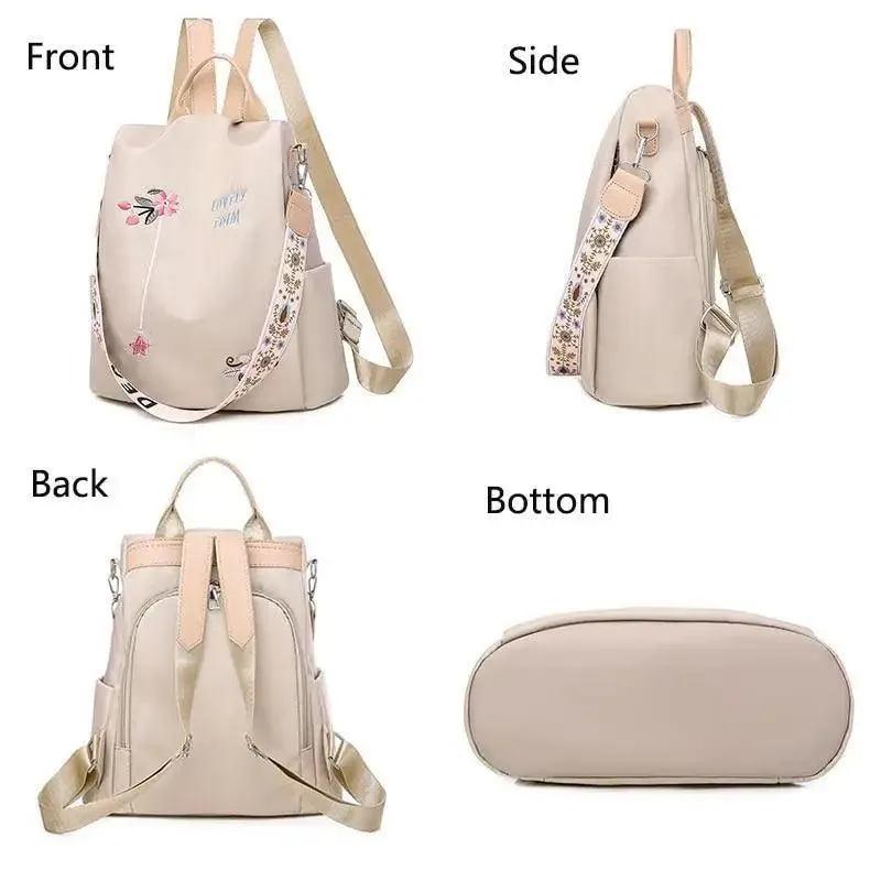 Luxurious Waterproof Women's Backpack Fashionable Anti-theft Women Backpacks Nice Print School Bag High Quality Large Capacity Backpack