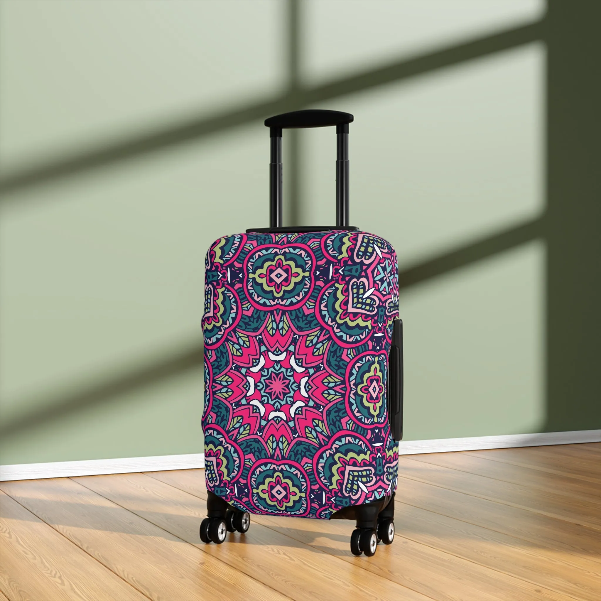Mandala Luggage Cover - Stylish Mandala Suitcase Protector