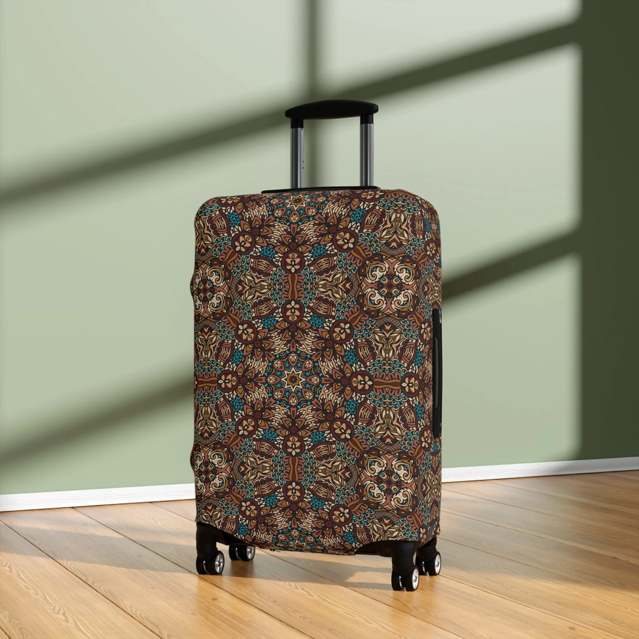 Mandala Luggage Cover - Stylish Mandala Suitcase Protector