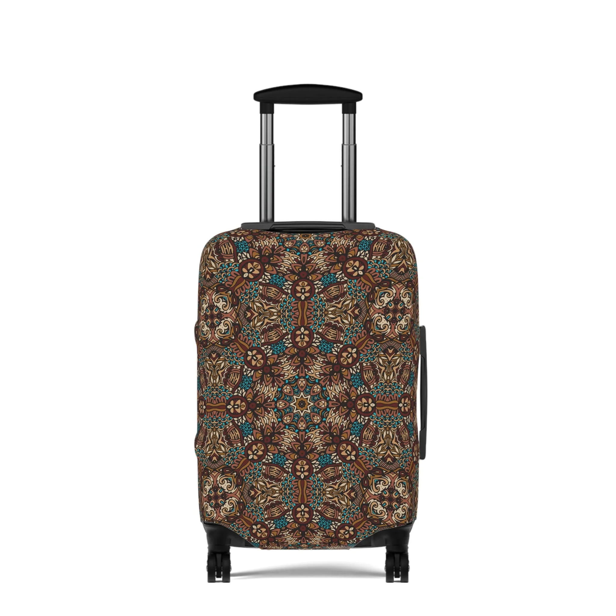 Mandala Luggage Cover - Stylish Mandala Suitcase Protector