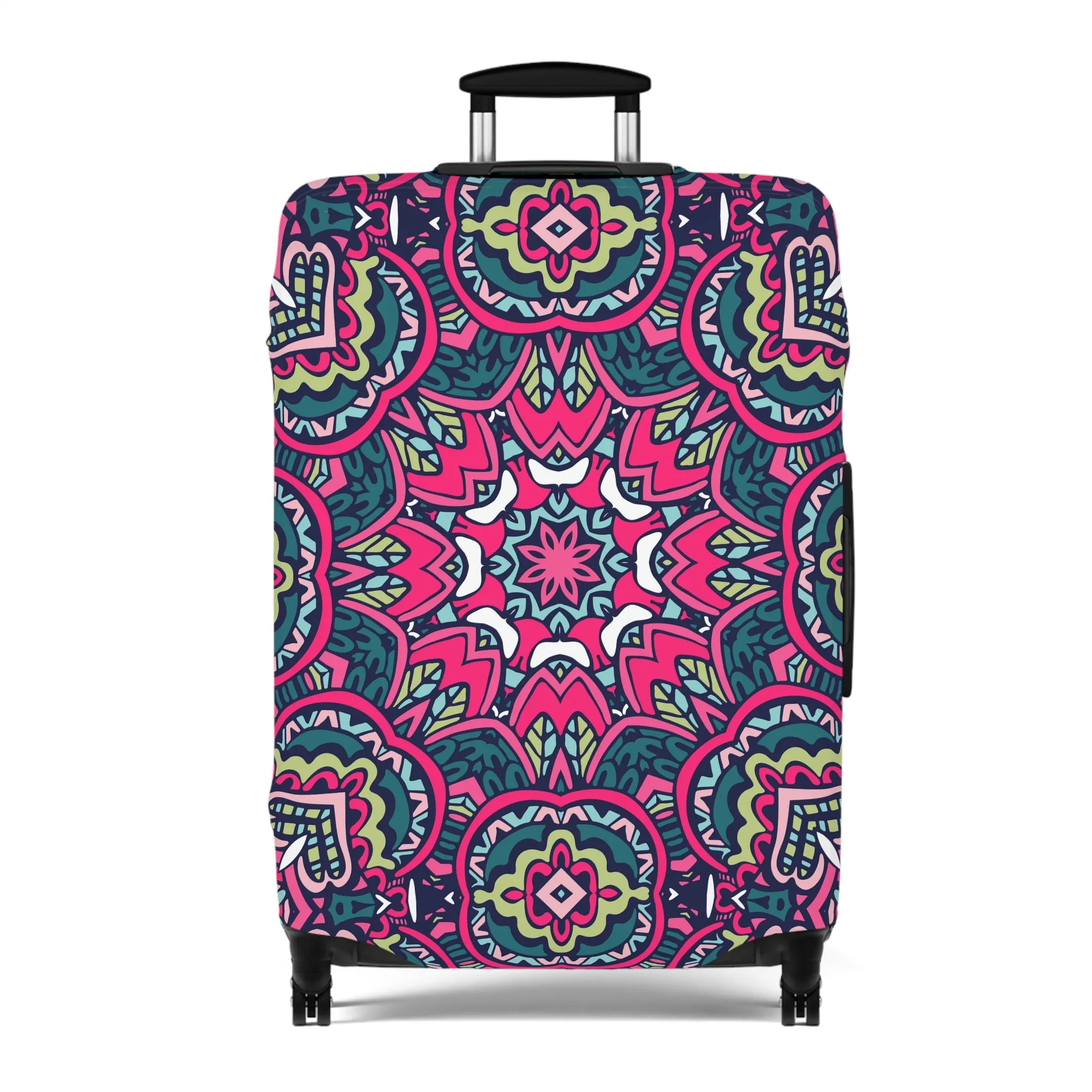 Mandala Luggage Cover - Stylish Mandala Suitcase Protector