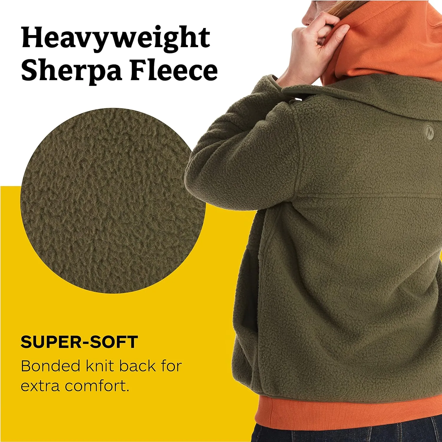 MARMOT Women's Aros Button-Up Jacket - Sherpa Fleece with Retro Style