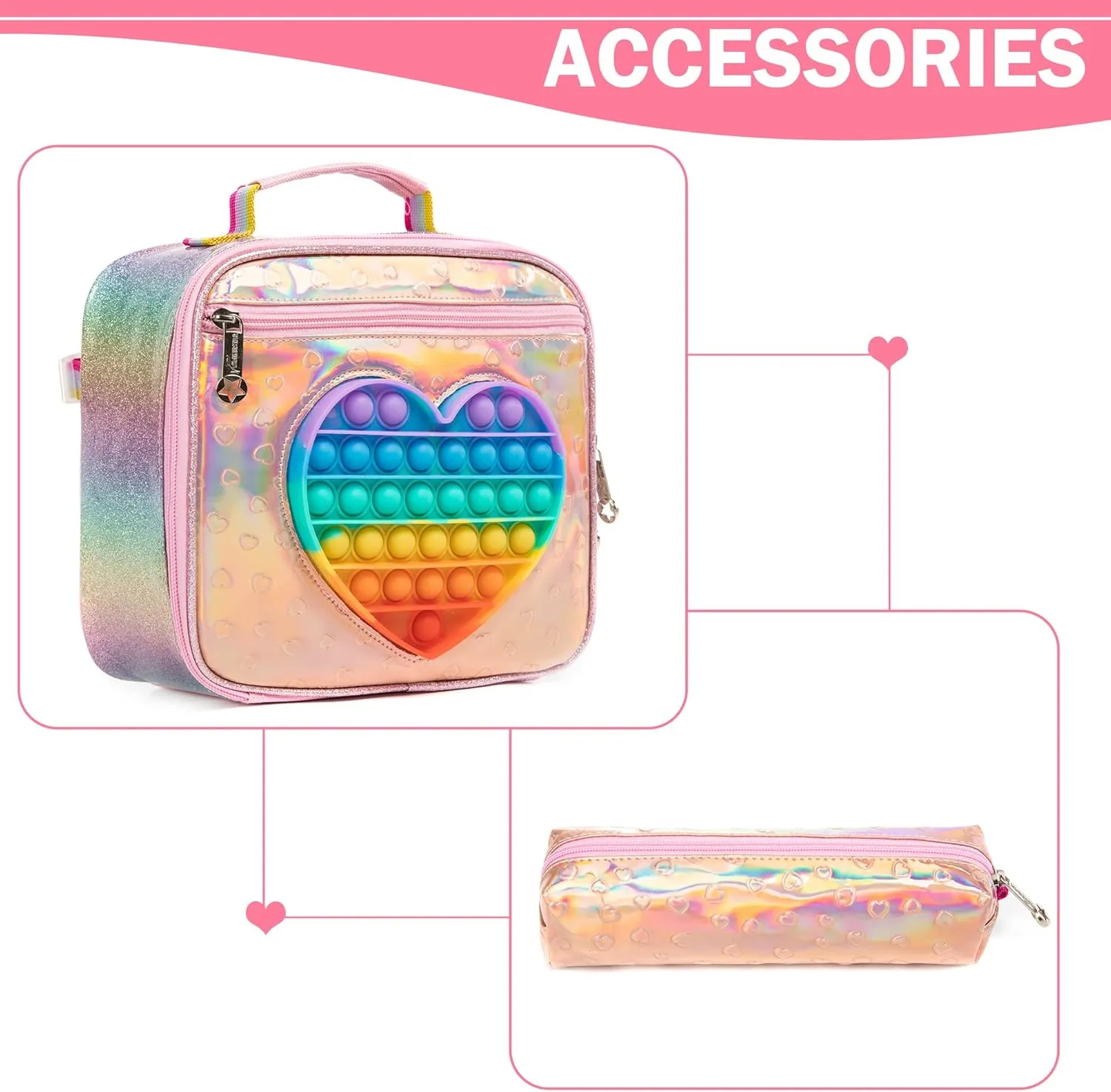 Meetbelify Girls Rolling Backpack Sequin Rolling Backpacks with Wheels for Girls for Elementary School Bag