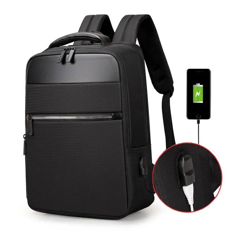Mens Backpacks Multifunction Waterproof Bag Large Capacity USB Charging Rucksack Male For Laptop Portable Business Bagpack