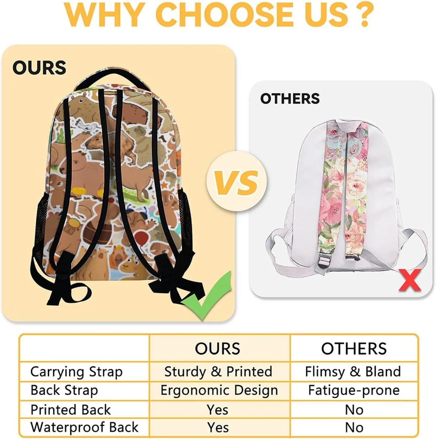 Mercuryelf Backpack for Boys Girls, 16 Inch Colorful Backpacks for School Travel, Cartoon Lightweight Bookbag for Kids