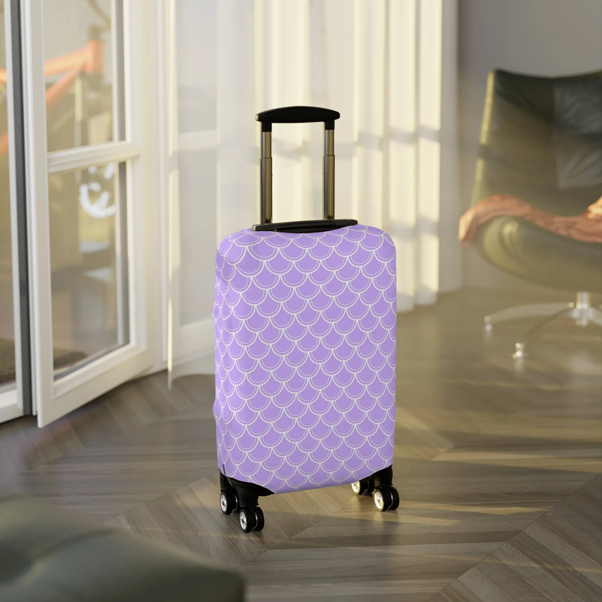 Mermaid Scales Luggage Cover - Mermaid Suitcase Cover