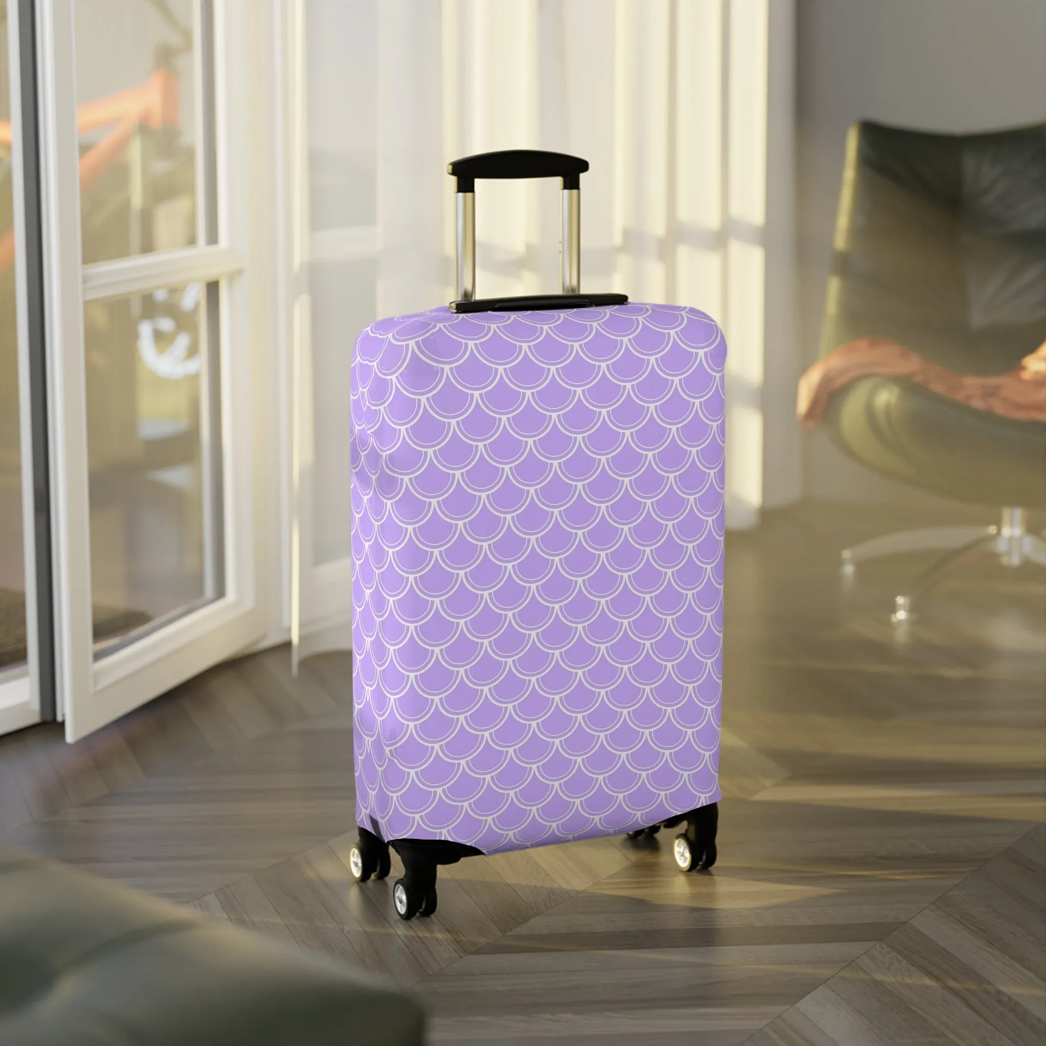 Mermaid Scales Luggage Cover - Mermaid Suitcase Cover