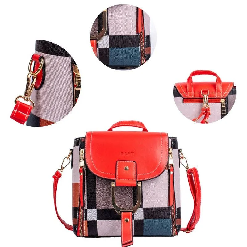 Mini Convertible Backpack Small Purse for Women Dasti (Blue)