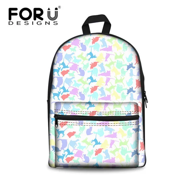 Mini Dog Printed Bagpack
