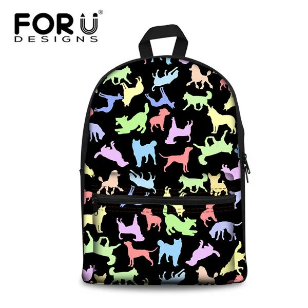 Mini Dog Printed Bagpack