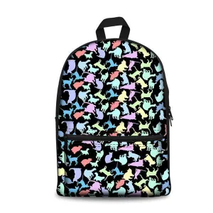 Mini Dog Printed Bagpack