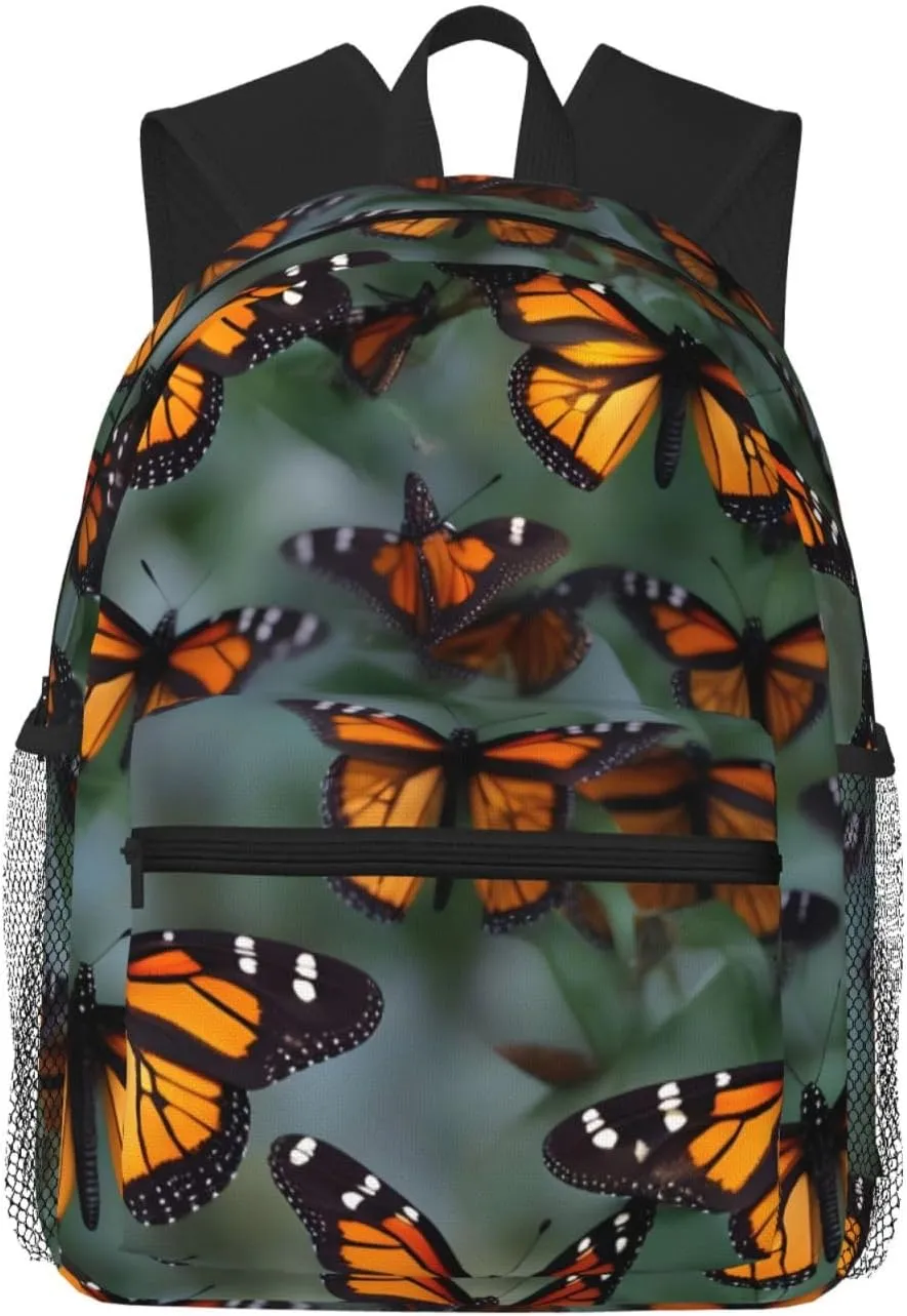 Monarch butterflies Business Laptop Backpack For Men,Travel Backpack College Backpacks for 15.7 Inch