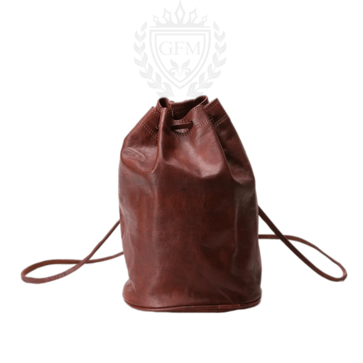 Moroccan Large Sized Mid Leather Backpack - 100% Premium Cowhide Leather