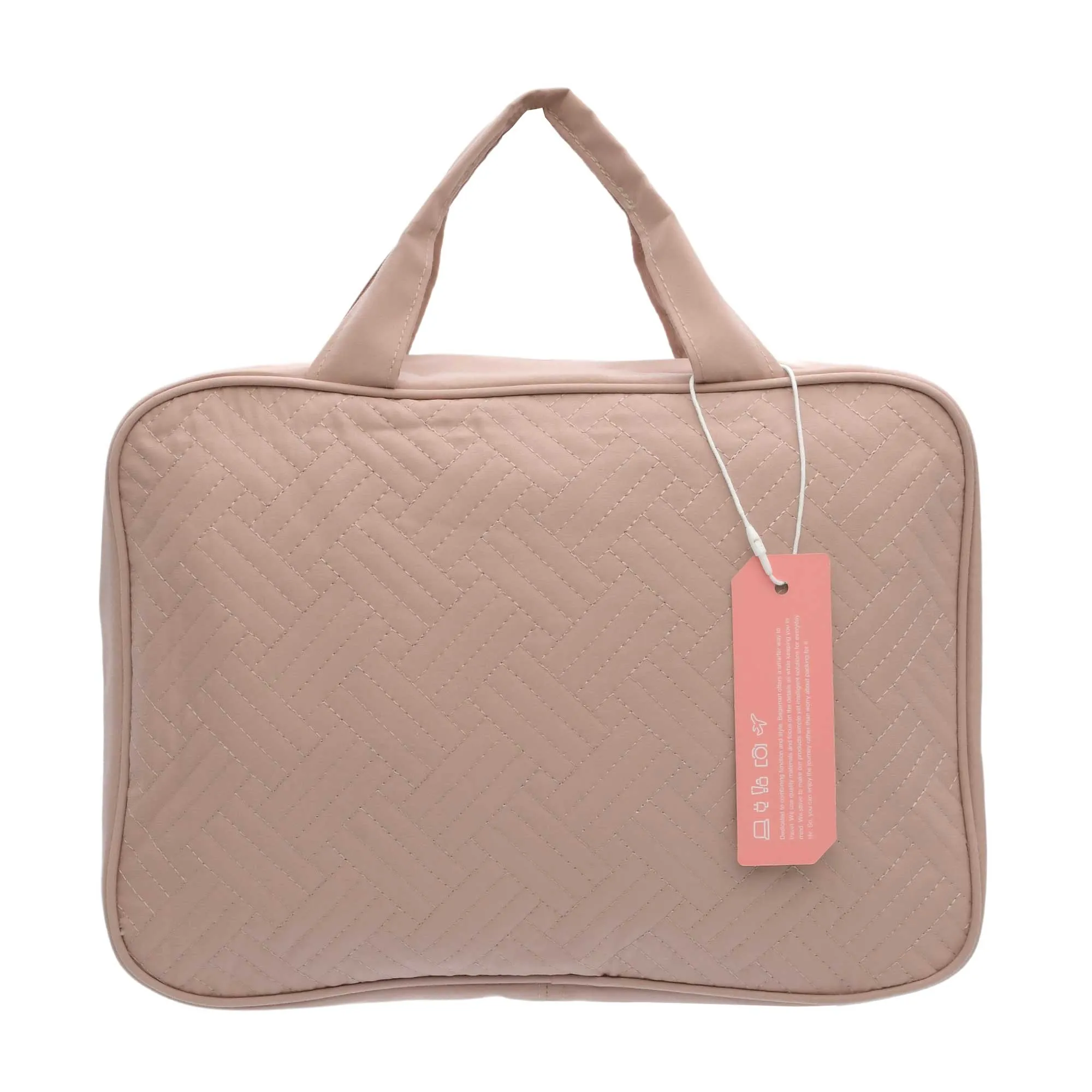 Mosafer Bag-smart Aurora Polyester Soft Pink Wash Bag, Size: 32X23X10.5cm