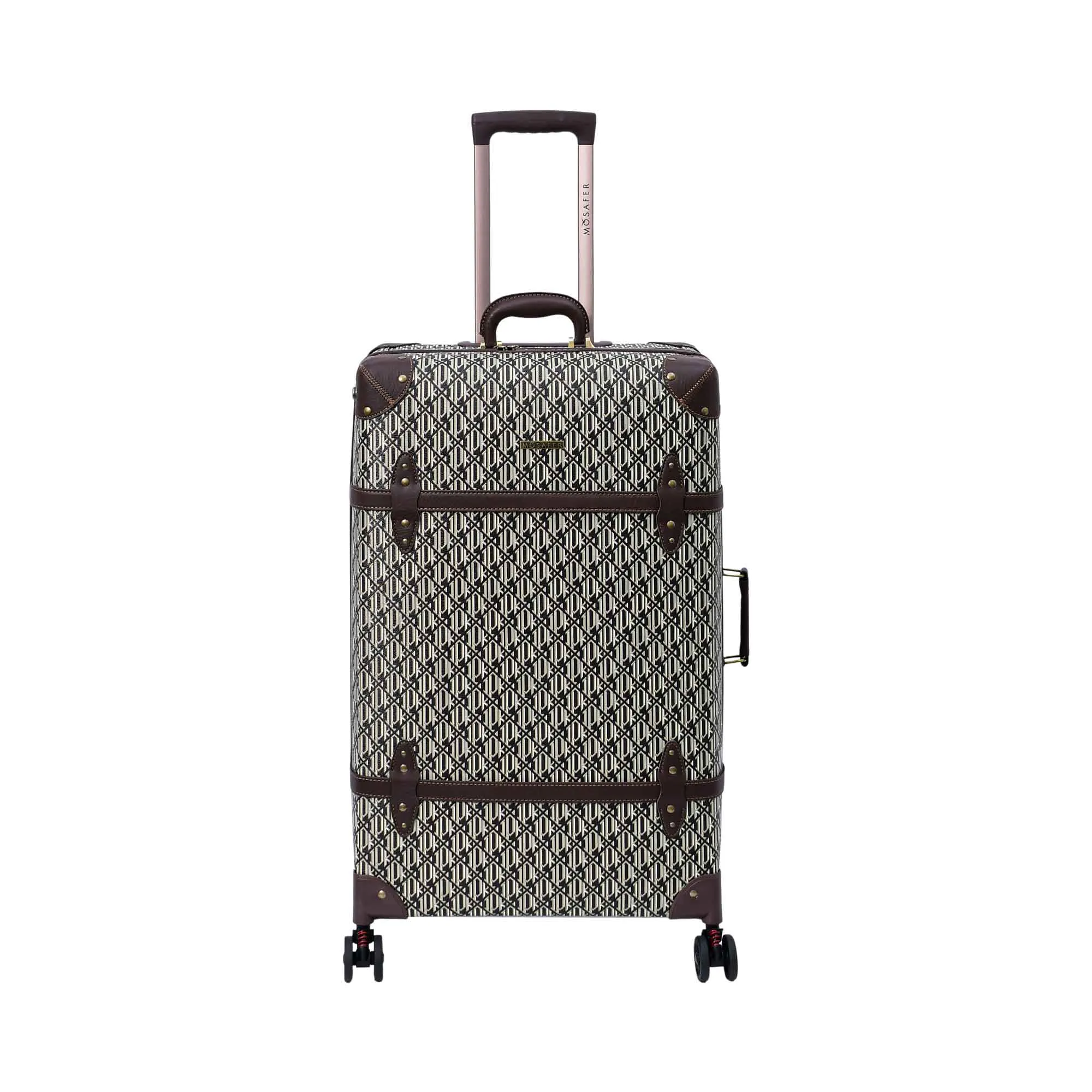 Mosafer Vintage Brown Large Luggage