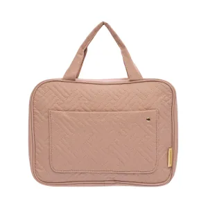 Mosafer Women's Aurora Polyester Pink Wash Bag, Size :  27X20X8cm