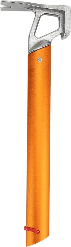 Multifunctional Outdoor Camping Tent Peg Hammer, Impact Stakes Nail Puller, Lightweight and to Carry for Backpacking Hiking and Other Outdoor Activities (Orange)