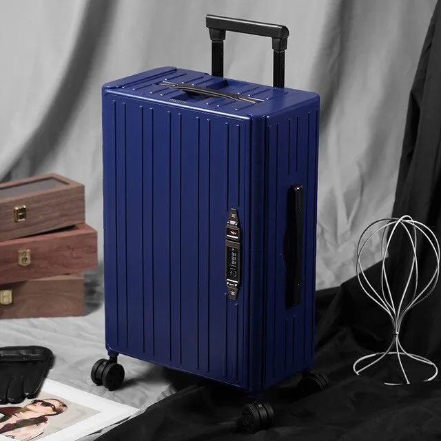 New-style 20'' carry on luggage folding trolley luggage bag travel suitcase on wheels high-tech Innovative rolling luggage case
