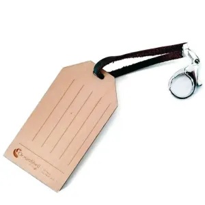 New Zealand Themed Wooden & Paua Luggage Tag