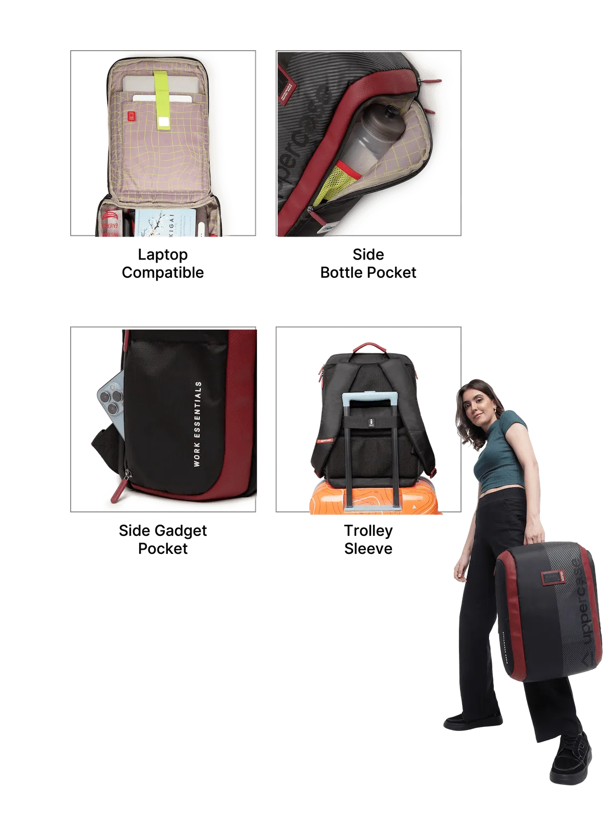 Nexus Black Backpack