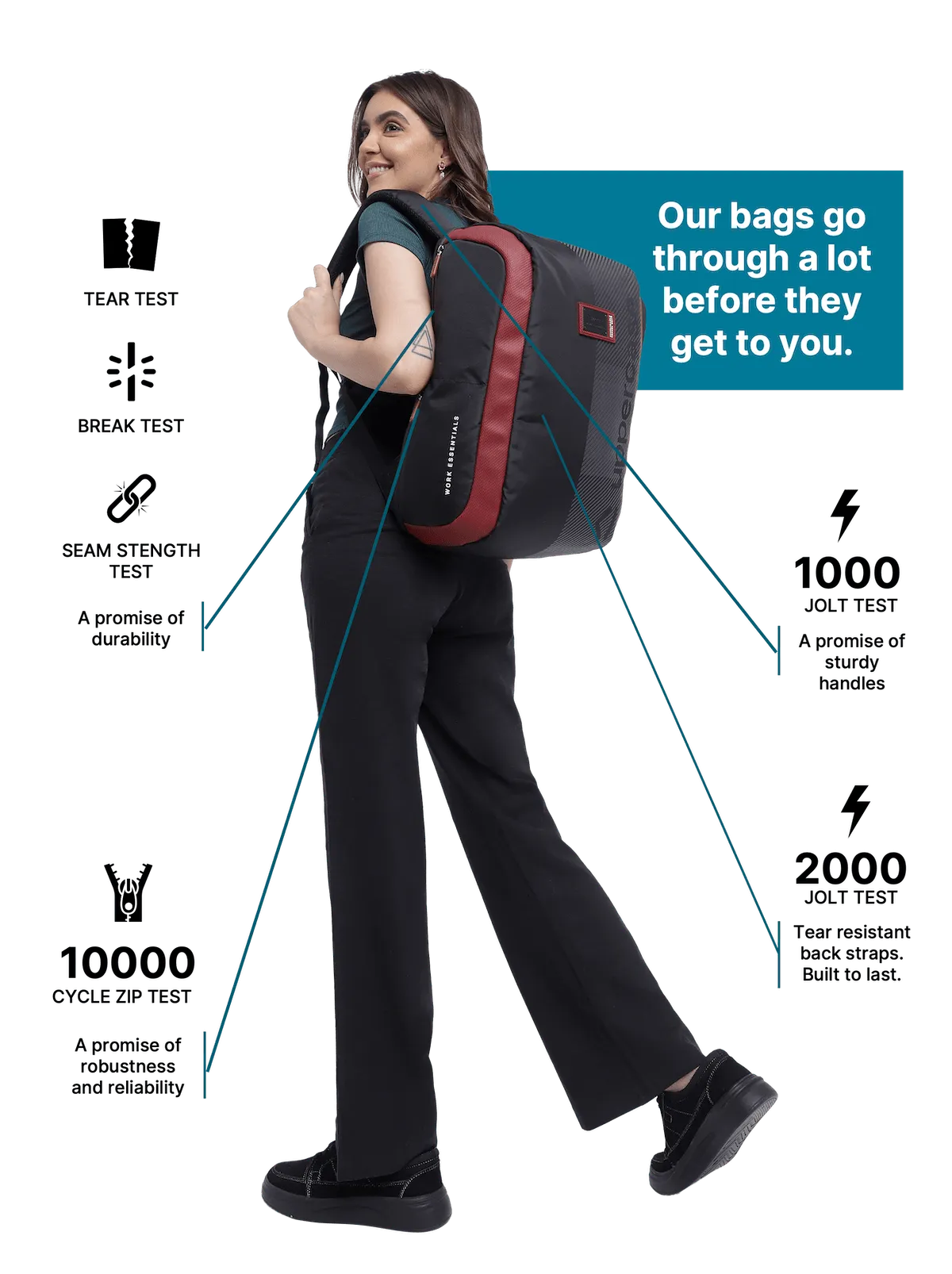 Nexus Black Backpack