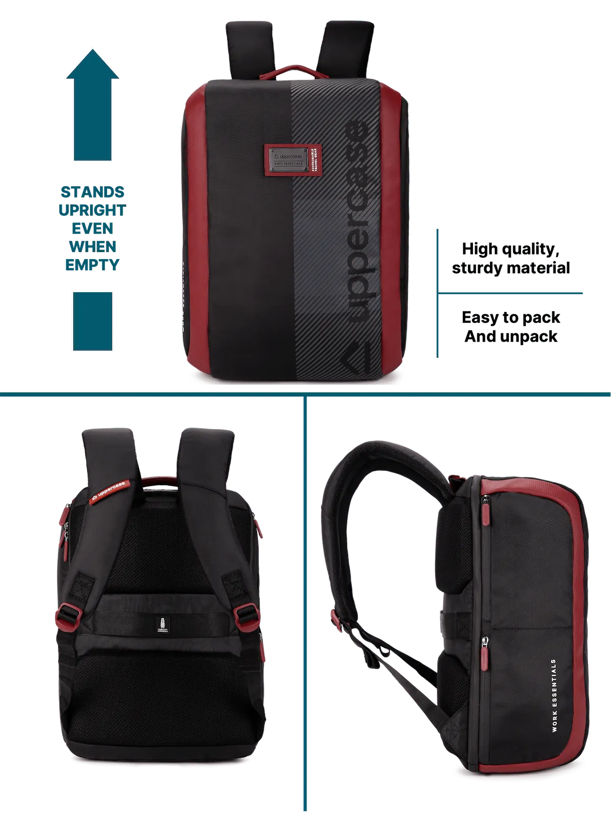 Nexus Black Backpack