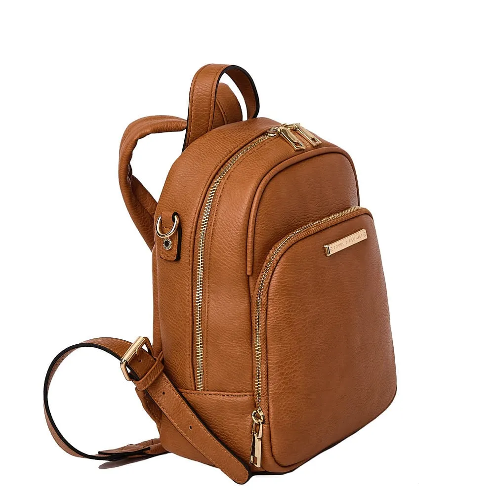 On The Fly Mini Backpack Cognac