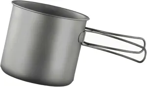 Outdoor Camping Cookware with Folding Handle Portable Camping Cook Pots Frypan NonStick Metal Camping Cookware