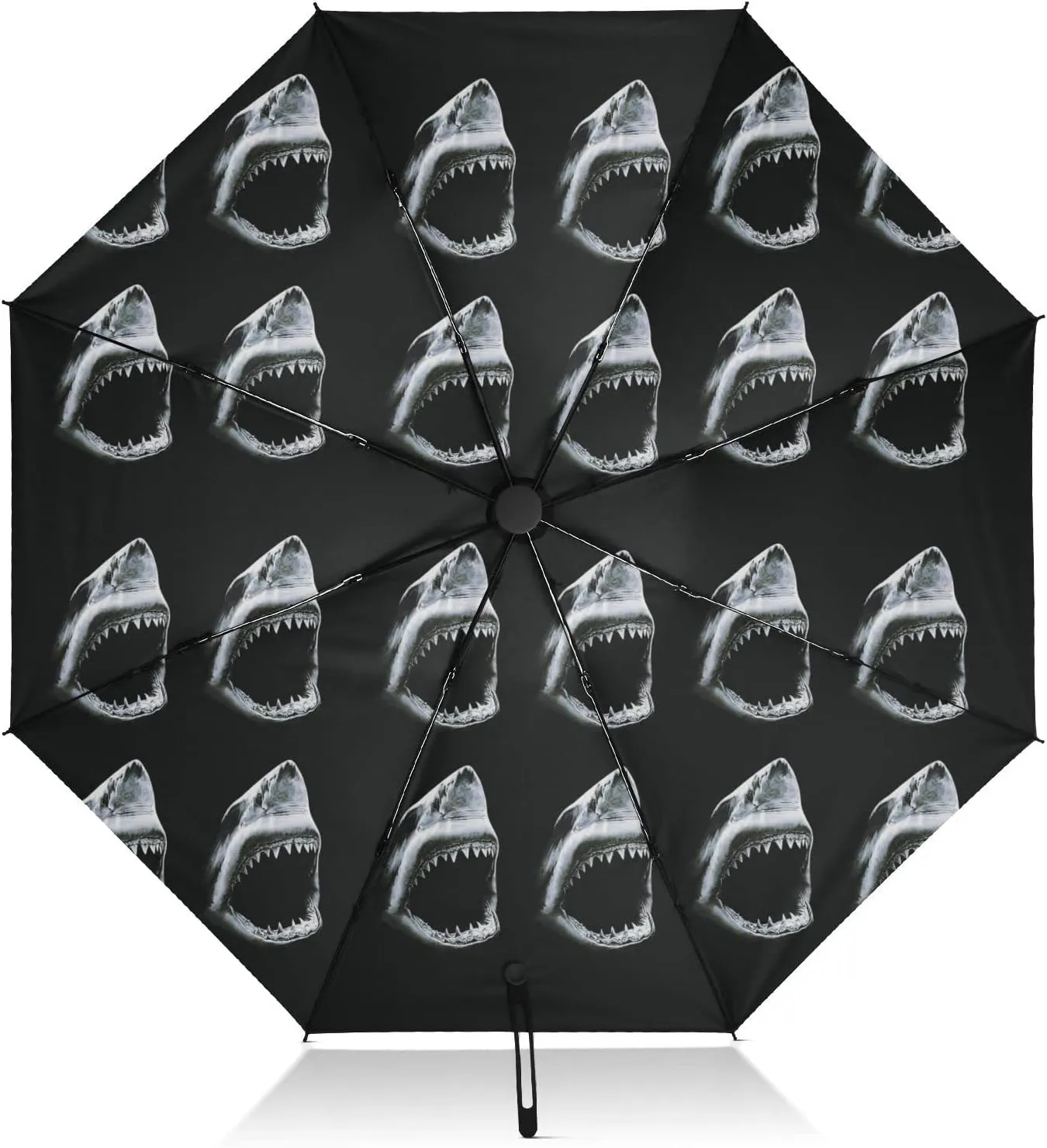 Oyihfvs Automatic Umbrella, Folding Umbrella Reinforced Anti-UV Sun rain Auto Open/Close