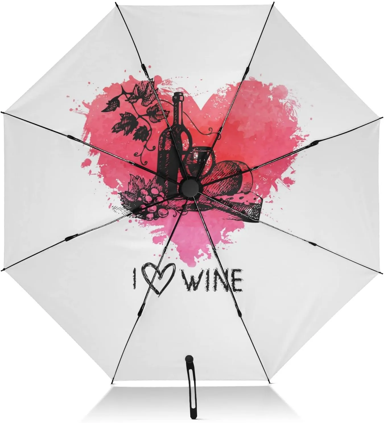 Oyihfvs Automatic Umbrella, Folding Umbrella Reinforced Anti-UV Sun rain Auto Open/Close