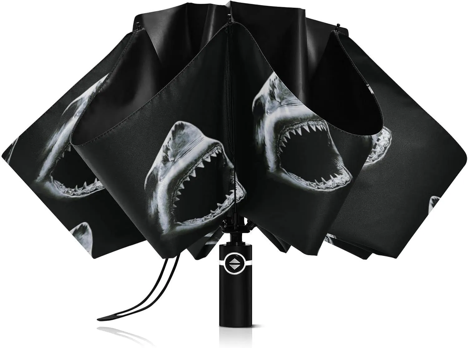 Oyihfvs Automatic Umbrella, Folding Umbrella Reinforced Anti-UV Sun rain Auto Open/Close