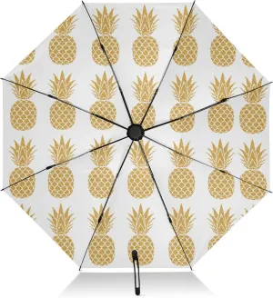 Oyihfvs Automatic Umbrella, Folding Umbrella Reinforced Anti-UV Sun rain Auto Open/Close