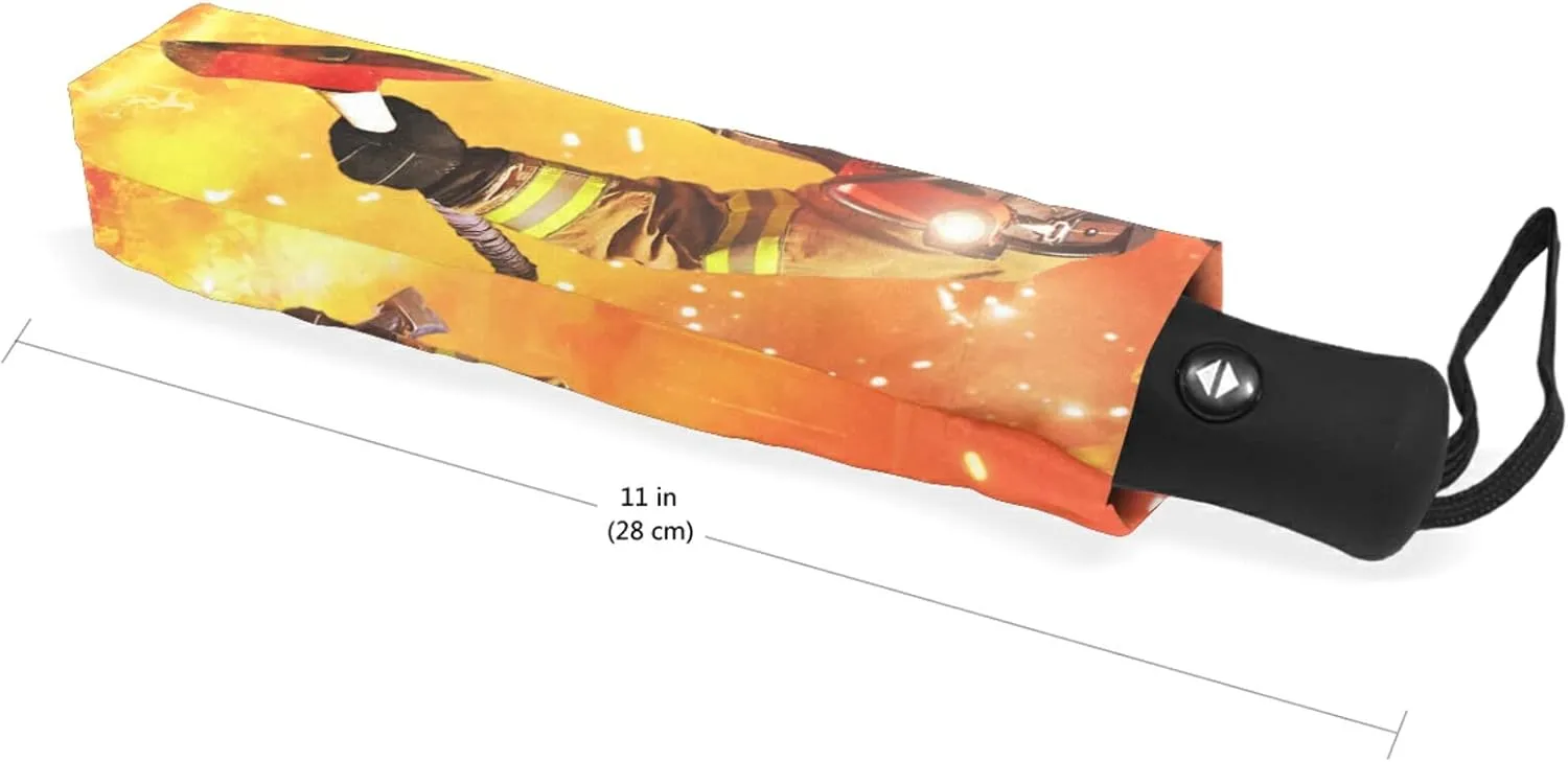 Oyihfvs Automatic Windproof Waterproof Umbrella, Folding Umbrella Reinforced Portable Automatic Compact Anti-UV Sun rain Auto Open/Close