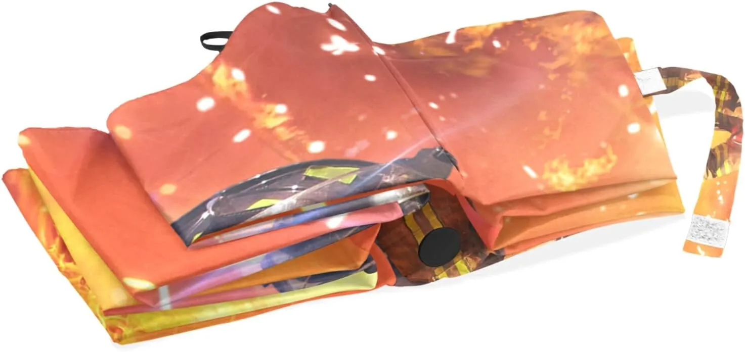 Oyihfvs Automatic Windproof Waterproof Umbrella, Folding Umbrella Reinforced Portable Automatic Compact Anti-UV Sun rain Auto Open/Close