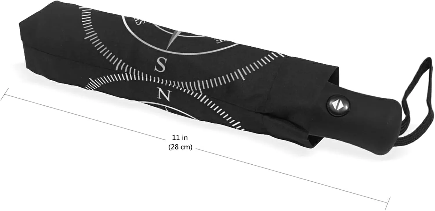 Oyihfvs Automatic Windproof Waterproof Umbrella, Folding Umbrella Reinforced Portable Compact Anti-UV Sun rain Auto Open/Close
