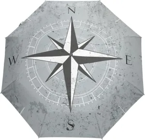 Oyihfvs Automatic Windproof Waterproof Umbrella, Folding Umbrella Reinforced Portable Compact Anti-UV Sun rain Auto Open/Close
