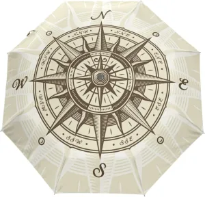 Oyihfvs Automatic Windproof Waterproof Umbrella, Folding Umbrella Reinforced Portable Compact Anti-UV Sun rain Auto Open/Close