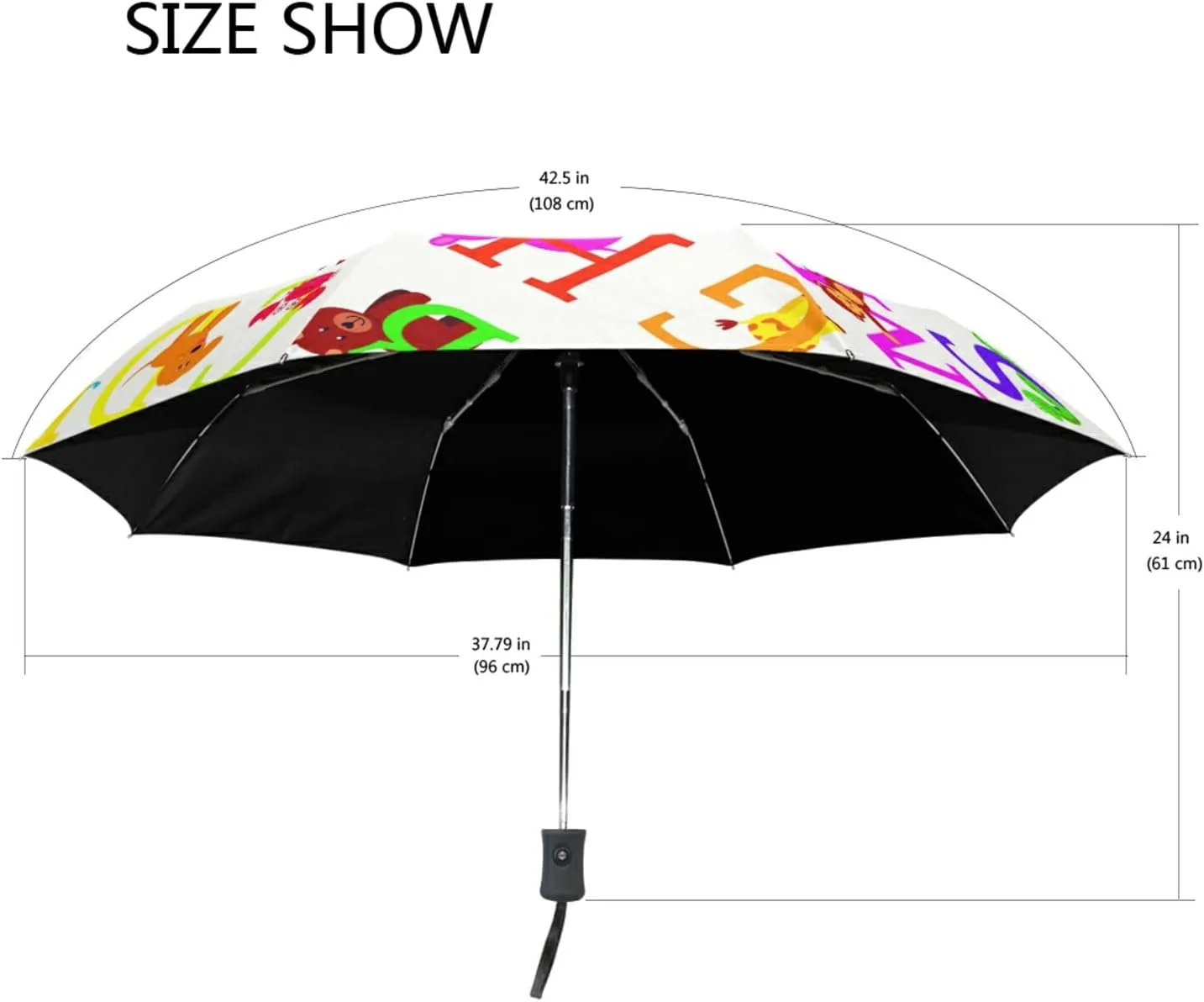 Oyihfvs Automatic Windproof Waterproof Umbrella, Folding Umbrella Reinforced Portable Compact Anti-UV Sun rain Auto Open/Close