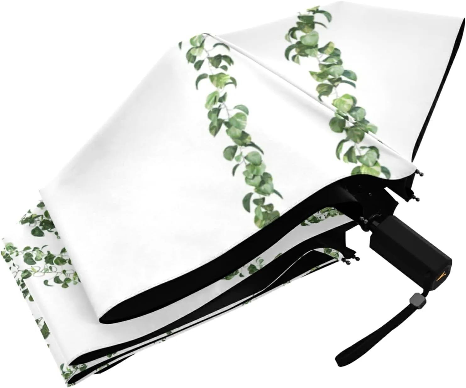 Oyihfvs Parasol Folding Umbrella, Reinforced Windproof Waterproof, Portable Compact Anti-UV Sun Rain Protection for Travel Outdoor
