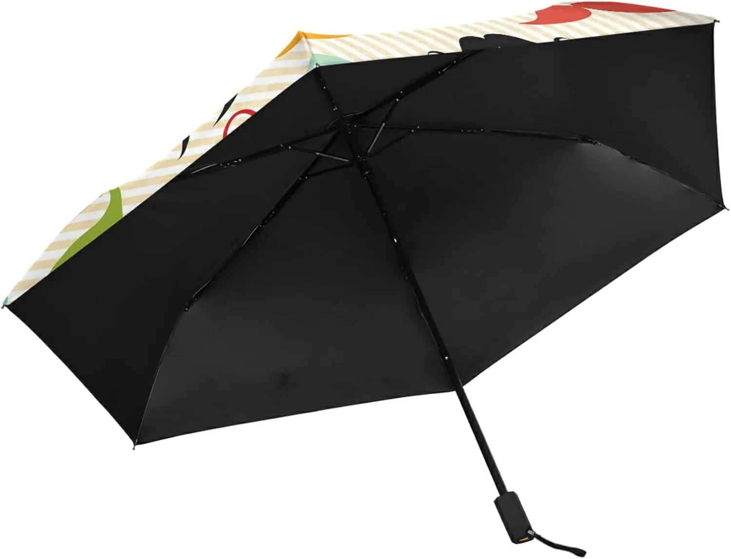 Oyihfvs Parasol Folding Umbrella, Reinforced Windproof Waterproof, Portable Compact Anti-UV Sun Rain Protection for Travel Outdoor