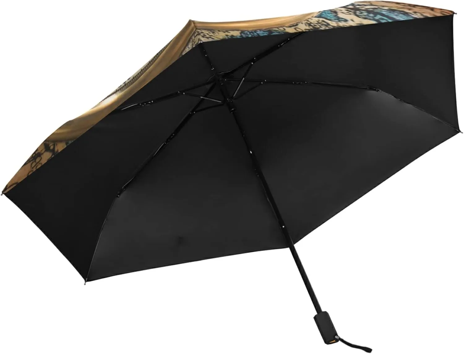 Oyihfvs Parasol Folding Umbrella, Reinforced Windproof Waterproof, Portable Compact Anti-UV Sun Rain Protection for Travel Outdoor