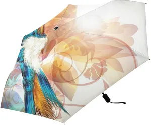 Oyihfvs Parasol Folding Umbrella, Reinforced Windproof Waterproof, Portable Compact Anti-UV Sun Rain Protection for Travel Outdoor