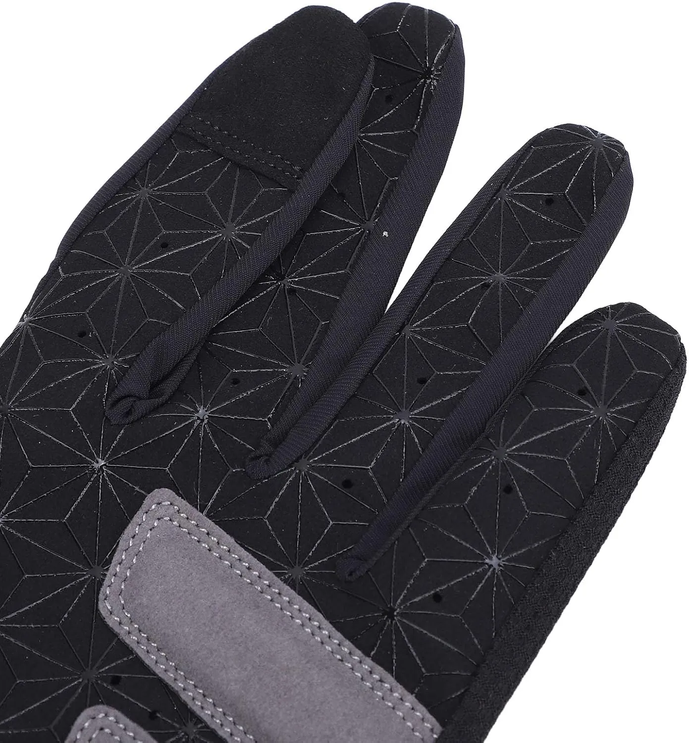Pilipane 1 Pair Full Finger Cycling Gloves Touch Screen Shock Absorbing Outdoor Full Finger Workout Gloves
