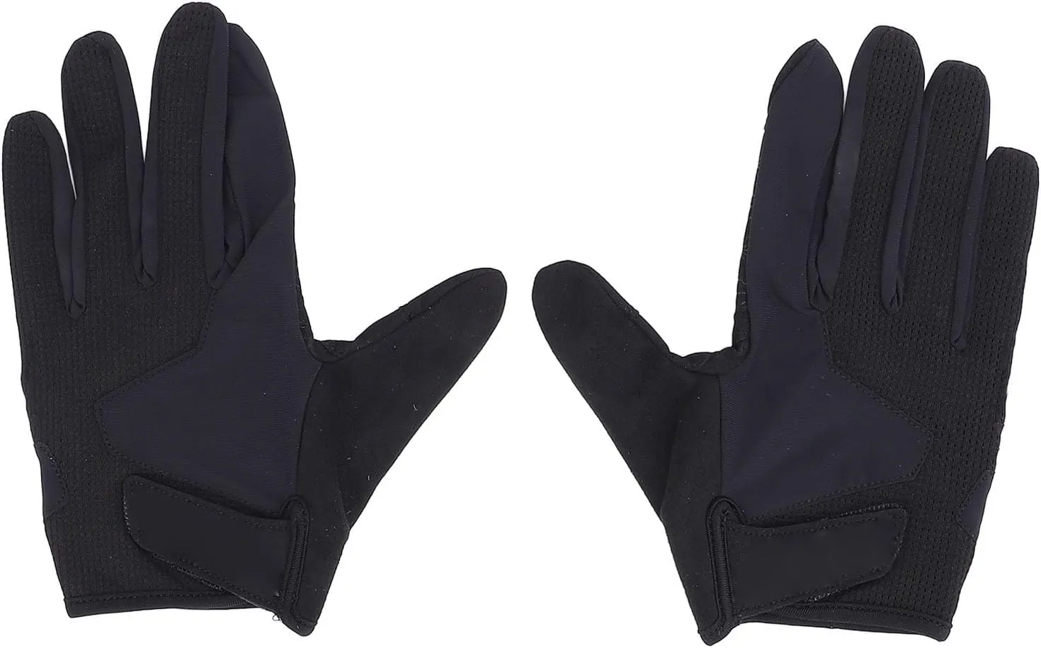 Pilipane 1 Pair Full Finger Cycling Gloves Touch Screen Shock Absorbing Outdoor Full Finger Workout Gloves