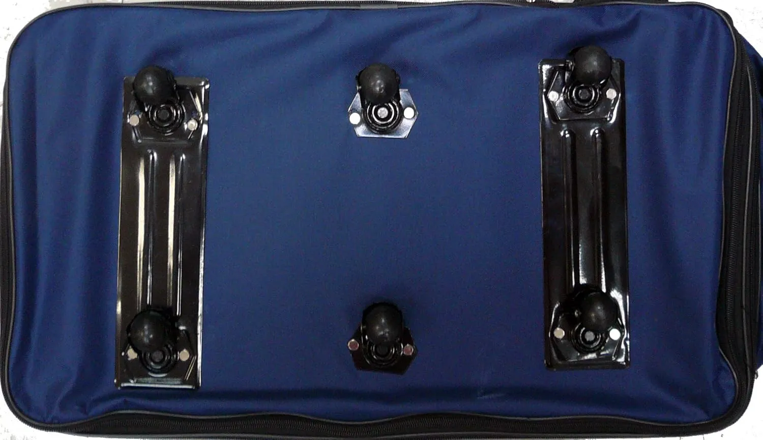 Pod 30" / 36" / 40" Expandable Rolling Wheeled Duffle bag Spinner Luggage suitcase (Navy Blue, 40-inch)